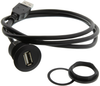 Usb Cable, 2.0 A Plug-Rcpt, 1M, Black; Connector To Connector Idec - 51AH5774 - Newark, An Avnet Company