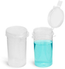 Natural Polypropylene Hinge Top Vials w/ Tamper Evident Seal - 0741-06 - SKS Science Products