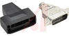 Connector, Cable; Plug; Front Metal Shell; 2; 15; 20 AWG; 0.35 in.; Black; Tin - 70041614 - Allied Electronics, Inc.
