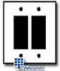 Leviton Oversized 302 Stainless Steel Wallplate 2-Gang.. - SO262 - TelephoneStuff.com