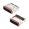 USB Connectors -- 1001-USB-C40-S-RA-CS67-SMT-WP-BK-30-TR - Image