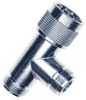 N Tee Adapter, 1 X Plug-2 X Jack; Convert From Coax Type Amphenol Rf - 99H5797 - Newark, An Avnet Company
