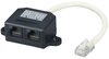 CAT5e Cable Adapter Doubler (1) RJ45 Male (2) RJ45 Female -- FAU962