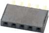 Connector, Rcpt, 5Pos, 1Row, 2.54Mm; Connector Systems Samtec - 82P2870 - Newark, An Avnet Company