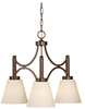 Light Kitchen Chandelier - F2672/3HTBZ - Murray Feiss Lighting