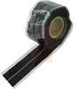 Tape, Silicone Fusion; 1&ouml; x 15&AElig;; Black with White Stripe - 70082792 - Allied Electronics, Inc.