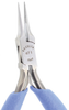 Excelta Stainless Steel Smooth Needle Nose Straight Needle Nose Gripping Pliers 47I - 4 3/4 in Length - Foam Cushion Grip - LINDSTROM 47I - R. S. Hughes Company, Inc.