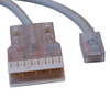 Cat5e 350MHz Cable RJ45M/110 Connector - Gray, 25-ft. -- N017-025-GY