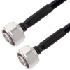 Low PIM 4.1/9.5 Mini DIN Male to 4.1/9.5 Mini DIN Male Cable 1/4 inch Superflexible Coax in 50 cm - FMCA2230-50CM - Fairview Microwave Inc.