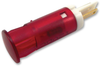 Led Panel Mount Indicator, Snap-In, Red, 10 Mm, 12 Vdc, 20 Ma, 25 Mcd, Not Rated Rohs Compliant Apem - 94X2429 - Newark, An Avnet Company
