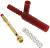 Banana Plug, Stud, Red; Gender Abbatron Hh Smith - 82T5309 - Newark, An Avnet Company