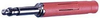 Bantam Patch Plug Red/Metal -- CA-NP3TTPR