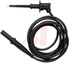 Banana Plug; Plug; Brass (Body); NickelPlating; 18 AWG; 65 x 36; 48 in.; Black - 70198350 - Allied Electronics, Inc.