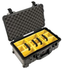 Pelican 1510 Carry On Case with Yellow Padded Dividers - Black | SPECIAL PRICE IN CART -- PEL-015100-0040-110 - Image