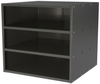 Akro-Mils Akrodrawers 60 lb Charcoal Gray Powder Coated, Textured Stackable Super Modular Cabinet - 17 in Overall Length - 18 in Width - 16 1/2 in Height - Non-Lockable - AD1817C - AD1817C - R. S. Hughes Company, Inc.
