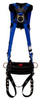 3M 1492 Blue 2XL Vest-Style Back Padding Body Harness - Polyester Webbing - 078371-01538 -- 078371-01538 - Image