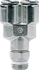 Nickel-Plated Brass Push-In Fittings -- P6450 02-02 - Image