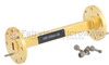 WR-22 Waveguide Section 3 Inch Length Straight Using UG-383/U Flange With a 33 GHz to 50 GHz Frequency Range in Instrumentation Grade - SMF-22S001-03 - Fairview Microwave Inc.