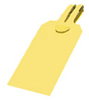 Yellow Color-Code Blank Lock-On Tag - 30684 - Brady Corporation