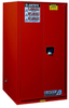 Justrite Sure-Grip EX 96 gal Red Hazardous Material Storage Cabinet - 34 in Width - 65 in Height - 697841-11430 - 697841-11430 - R. S. Hughes Company, Inc.