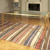 Gilded Table with Glass Top - FTA53 - Vaughan Designs, Inc.