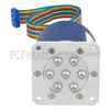 SP6T Latching 0.03 dB Low Insertion Loss Repeatability DC to 20 GHz Terminated Relay Switch, Indicators, Self Cut Off, Reset, 70W, 24V, SMA - FMSW6331 - Fairview Microwave Inc.