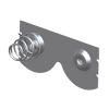 D Cell Dual Contact (Right) - 5252 - Keystone Electronics Corp.