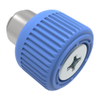 Captive Screw, 4-40 Thread, Press-in, Phillips Recess, Knurled Blurple Knob - 47-60-121-40-006 - Southco