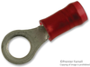 Terminal, Ring Tongue, #10, Crimp, Red; Stud Size - Metric Amp - Te Connectivity - 97F9881 - Newark, An Avnet Company