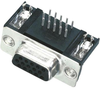 High Density D-Sub 44Pin Angled Female With Board Locks, Pl3, 4-40Unc Screw Lock Rohs Compliant Harting - 44J4618 - Newark, An Avnet Company