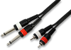 Audio / Video Cable Assembly, 6.35Mm (1/4) Mono Jack Plug, X 2, Phono (Rca) Plug, X 2, 9.8 Ft, 3 M Rohs Compliant Pro Signal - 24M7313 - Newark, An Avnet Company