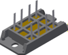 Power Semiconductors & Control ICs - Power Modules - MOSFET Modules - Single Phase - MOSFET Modules - Series: Input Rectifier Bridge and Single Phase PFC - VUM33-05N -- VUM33-05N