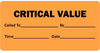 Critical Value Medical Label Orange - LV-MCL1 - LabelValue