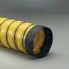 Two Single-Ply Yellow Neoprene Coated Polyester Fabric Plies Hose -- Springflex® Arctic Duct U 10.0 - Image