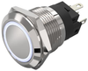Panel Indicator, White, 12V, Solder; Led Color Eao - 60AC7388 - Newark, An Avnet Company