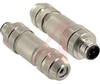 Shielded M12 male connector straight 4 pos screw connection PG 9 gland - 70169707 - Allied Electronics, Inc.