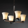 POR-8829-20-OVAL-DBRZ Mid. Chandeliers-Glass Up - 670631 - Capital Lighting, Inc.
