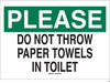 Personal Hygiene Sign - 87715 - Brady Corporation