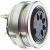 connector,circular din,female front mount recptacle,shielding,7 contact,ip68 - 70151267 - Allied Electronics, Inc.