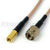 SMA Male to SSMB Male Cable RG-316 Coax in 12 Inch and RoHS - SCA24316-12 - Fairview Microwave Inc.