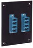 Universal Sub-Panel, 2 Multimode Quad LC Couplers -- REF00054