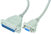Computer Cable, Modem, 6Ft, Gray; Connector Type A L-Com - 88M3668 - Newark, An Avnet Company
