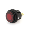 OptiFuse R13-527D2B-02 Waterproof Round Push Button Switch, On-Off, SPST, 3 Contacts -- 44104 - Image