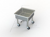 MS Series, Utility Room Mobile Sink - Utility Sinks - 3MS-2424-8 - AERO Manufacturing Company