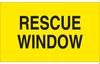 Rescue Window Label - 103633 - Brady Corporation