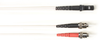 2m (6.5ft) STMTRJ WH OM2 MM Fiber Patch Cable INDR Zip LSZH - FOLZH50-002M-STMT-WH - Black Box