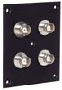 Universal Sub-Panel, 4 BNC Feed-Thru Adapters -- REF00020