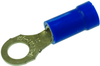 Terminal, Ring Tongue, #10, Crimp, Blue; Stud Size - Metric Abb - Thomas & Betts - 29C0023 - Newark, An Avnet Company