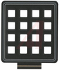 Keypad; 4 x 4; 24 VDC @ 10 mA; 10 Ohms (Max.); Black; -40 to 80 degC; Standard - 70216645 - Allied Electronics, Inc.