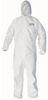 Kimberly-Clark Kleenguard A40 White XL Microporous Film Laminate Disposable General Purpose & Work Coveralls - 036000-44324 - 036000-44324 - R. S. Hughes Company, Inc.